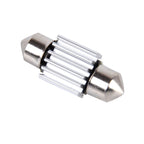 2 PCS DC 12V 2W 31MM 8 SMD-3528 LEDs Bicuspid Port Decoding Car Dome Lamp LED Reading Light