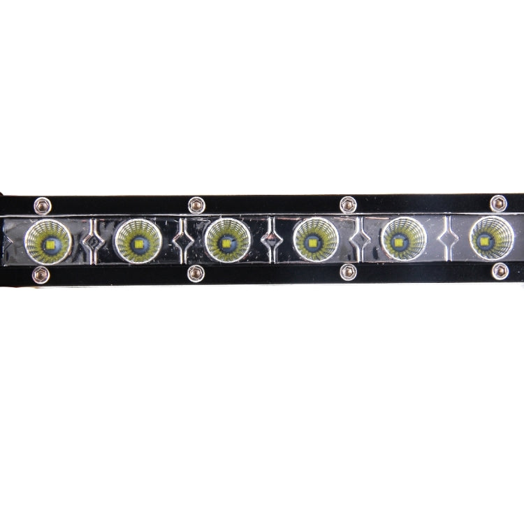 DC 10-30V 18W 2300LM 6500K Waterproof Vehicle Car Boat Marine External Work Lights Emergency Lights 60 Degrees Adjustable Flood Light LED Car Bulbs with 6 Intense CREE LED Lights