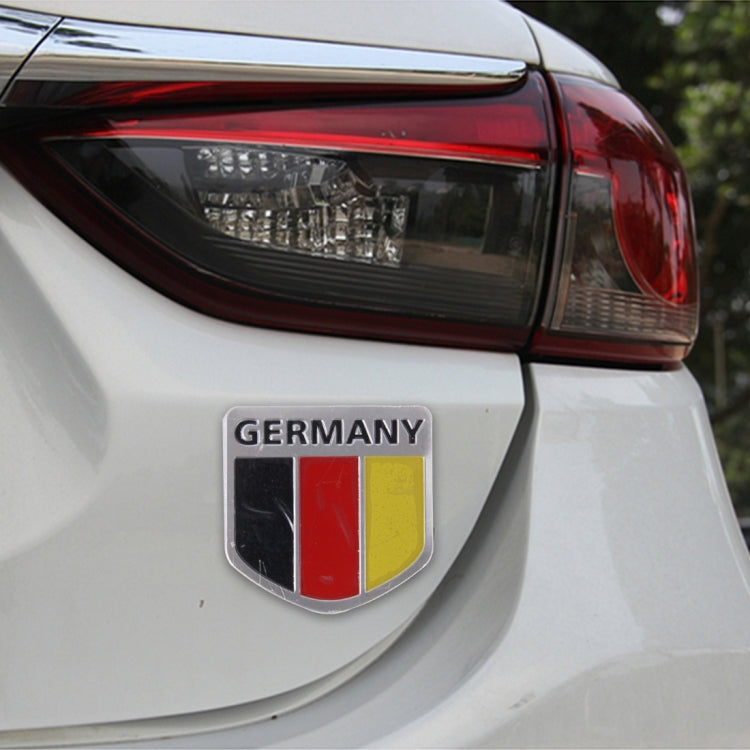 Style Metal Car Sticker, Germany Flag