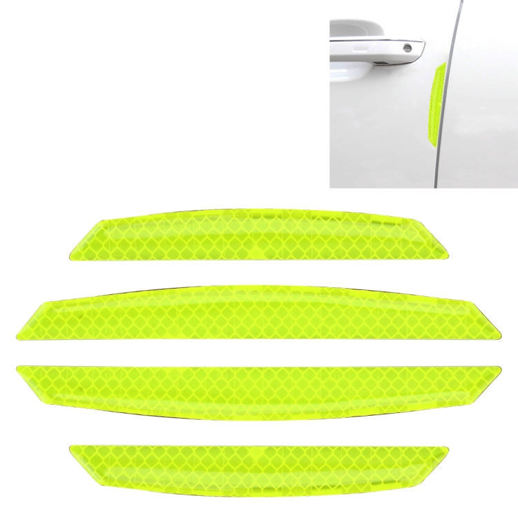 Universal Car Door Anti-collision Strip Protection Guards Trims Stickers, 4 PCS