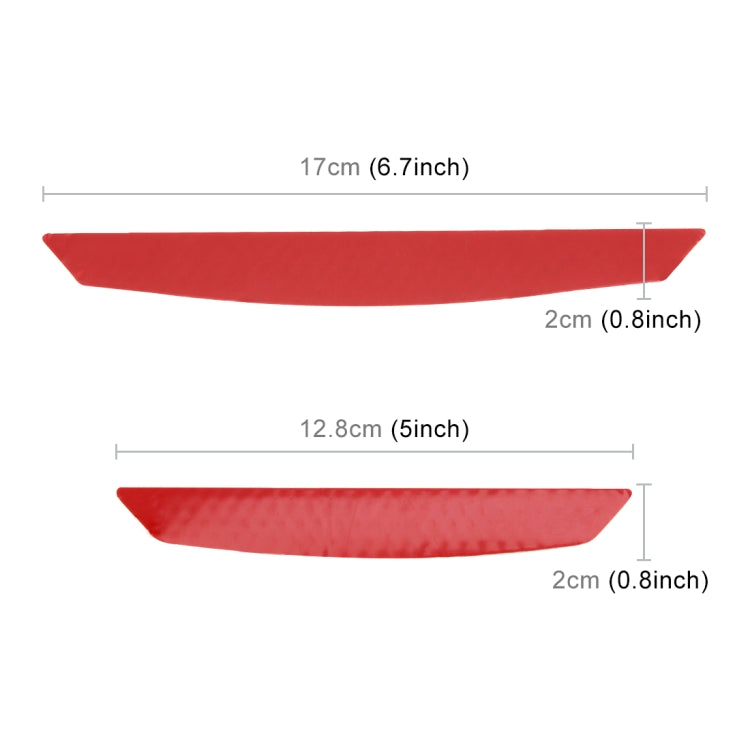 Universal Car Door Anti-collision Strip Protection Guards Trims Stickers, 4 PCS