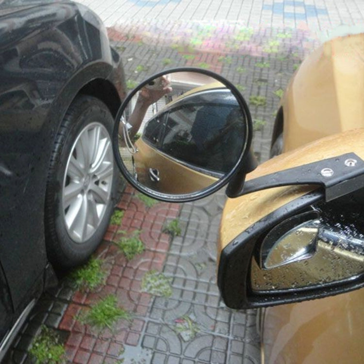 Vehicle Front Blind Area Wide-angle Adjustable Left Side Observation Mirror