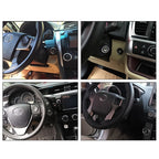 Smart Car Switch Car Engine Start Stop Switch Car Push Start Switch, with RFID Alarm System, Blue Light