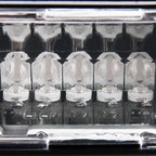 DC 12V 4.2W 16LEDs Crystal Lamp Beads Car Windshield Warning Lamp 18 Flash Patterns(Adjustable)