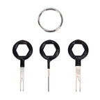 Auto Car Rubberized Plug Circuit Board Wire Harness Terminal Extraction Pick Connector Crimp Pin Back Needle Remove Tool