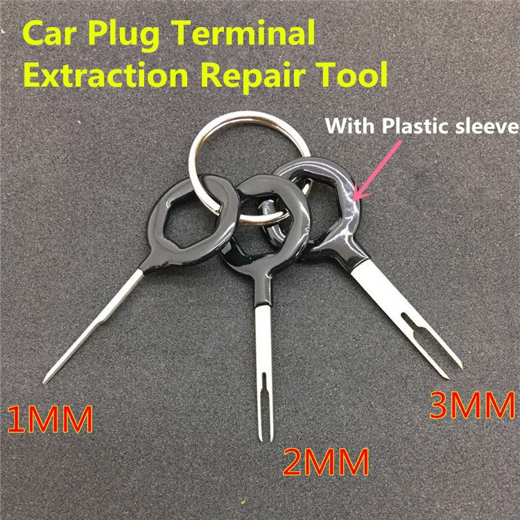 Auto Car Rubberized Plug Circuit Board Wire Harness Terminal Extraction Pick Connector Crimp Pin Back Needle Remove Tool