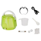 OUSHIBA Truck C6 Mini Multi-function Rice Cooker 24V 1.6L Volume for Rice Soup Noodles Vegetable Dessert, Random Color Delivery