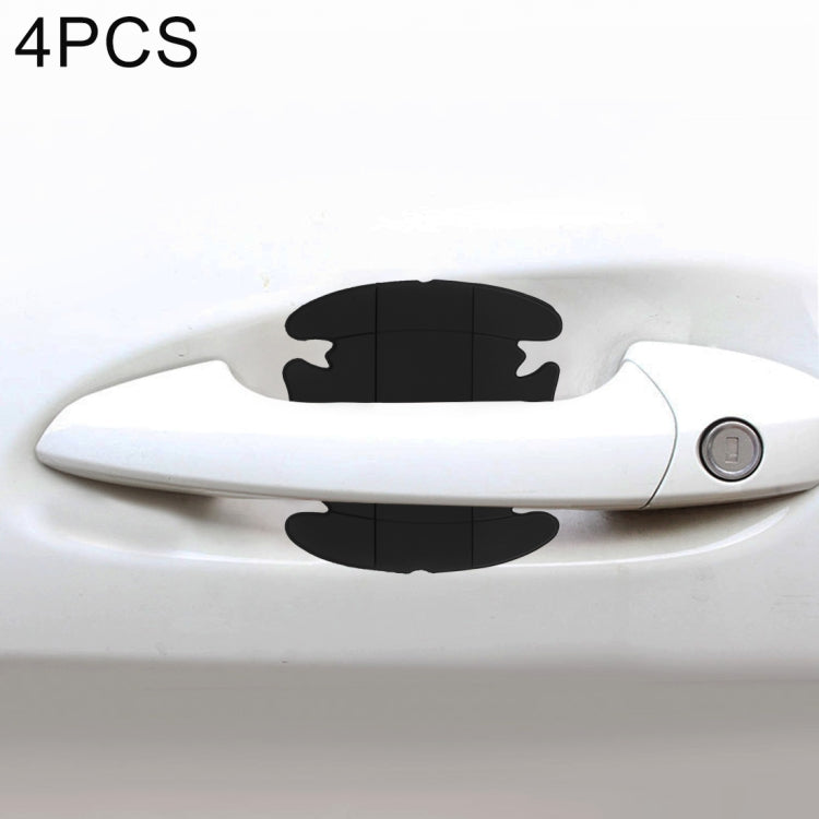 Car-Styling Car Door Handle Scratches Resistant Sticker, 4 PCS