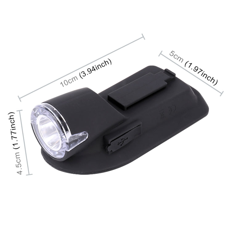 3W 240LM USB Solar Energy Motorcycle / Bicycle Front Light