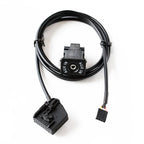 AUX Adapter Switch Plug + Wiring Hardness for Volkswagen Audi MFD2 RNS2 / Ford, Cable Length: 1.5m — For  Volkswagen / Audi / Ford