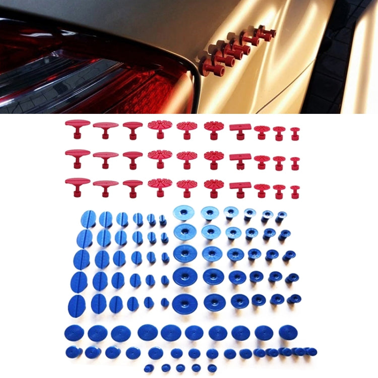 Auto PDR Plastic Ding Glue Tabs Paintless Dent Removal Car Repair Tools Kits Glue Puller Sets Tabs PDR Tools, 120 in 1