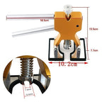 Auto Car Metal PDR Dent Lifter-Glue Puller Tab Hail Removal Paintless Car Dent Repair Tools Kit, with 20W Glue Gun, US Plug or EU Plug, 50 in 1