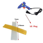 Auto Car Metal PDR Dent Lifter-Glue Puller Tab Hail Removal Paintless Car Dent Repair Tools Kit, with 20W Glue Gun, US Plug or EU Plug, 50 in 1
