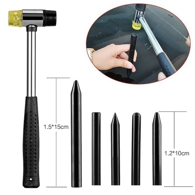 Auto Car Metal PDR Dent Lifter-Glue Puller Tab Hail Removal Paintless Car Dent Repair Tools Kit, with 20W Glue Gun, US Plug or EU Plug, 50 in 1