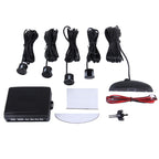 Car Voice Prompt Reverse Backup Radar System - Premium Quality 4 Parking Sensors Car Reverse Backup Radar System with LCD Display