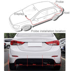 Car Voice Prompt Reverse Backup Radar System - Premium Quality 4 Parking Sensors Car Reverse Backup Radar System with LCD Display