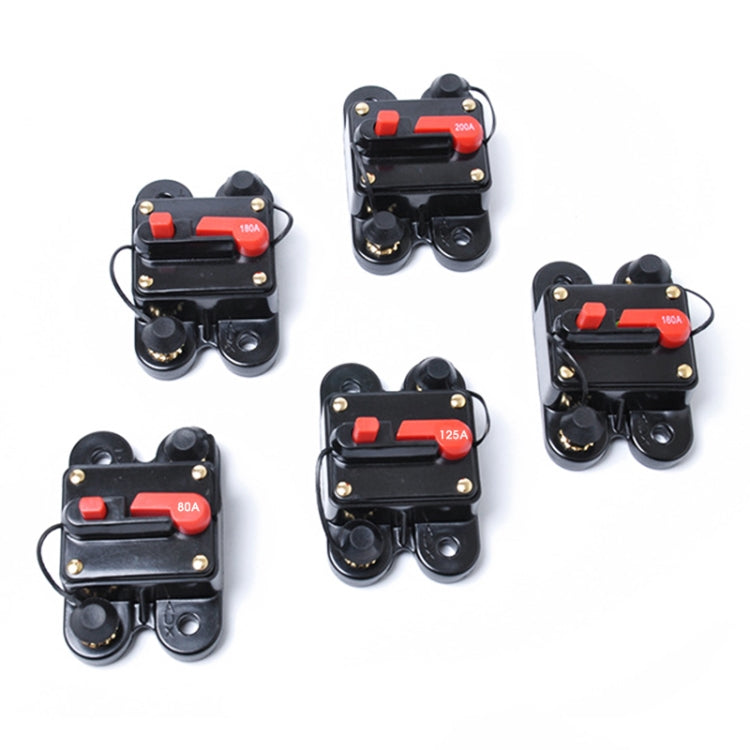 80A DC 12-24V Car Audio Stereo Circuit Breaker Automatic Reset Fuse Holder