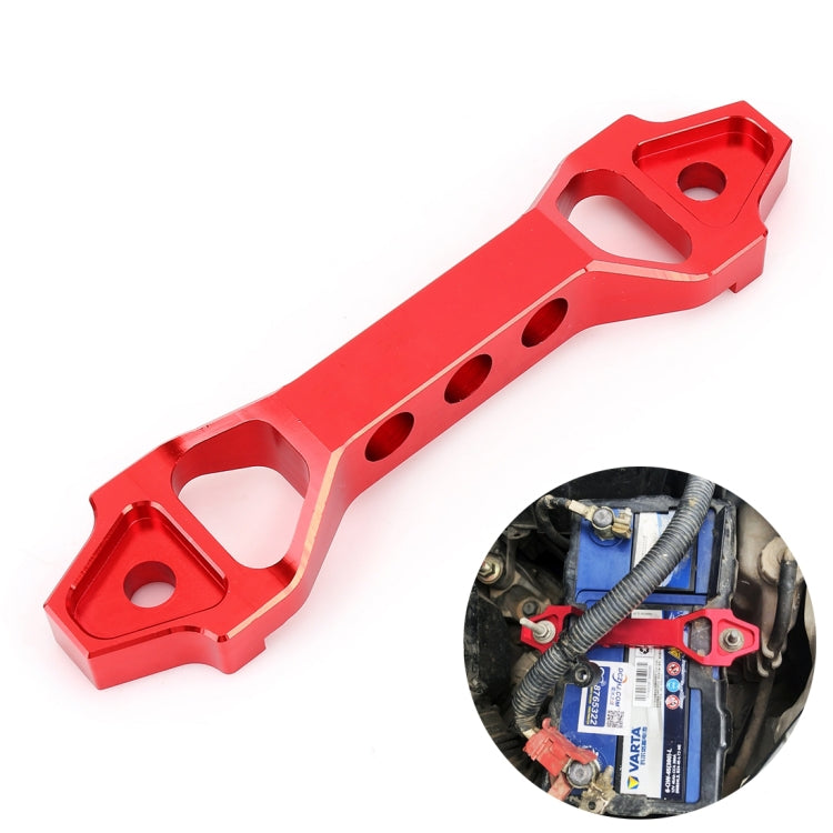 Universal Car Short Arch Stainless Steel Battery Tie Down Clamp Bracket, Size: 18.2 x 4.5 x 2cm