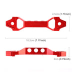 Universal Car Short Arch Stainless Steel Battery Tie Down Clamp Bracket, Size: 18.2 x 4.5 x 2cm