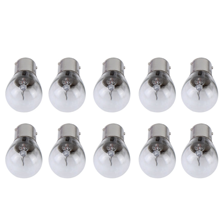 10 PCS 1156/BA15S 3W Car Turn Light with Glass Shell, DC 12V