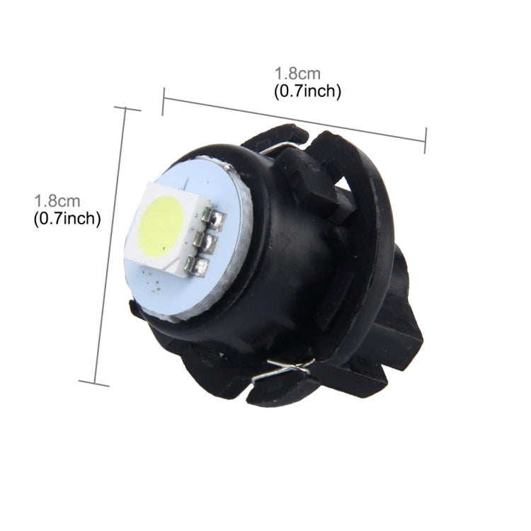 10 PCS 0.3W T6.5 Wedge Instrument Panel LED Light Dashboard Gauge Cluster Indicator Lamp Bulb