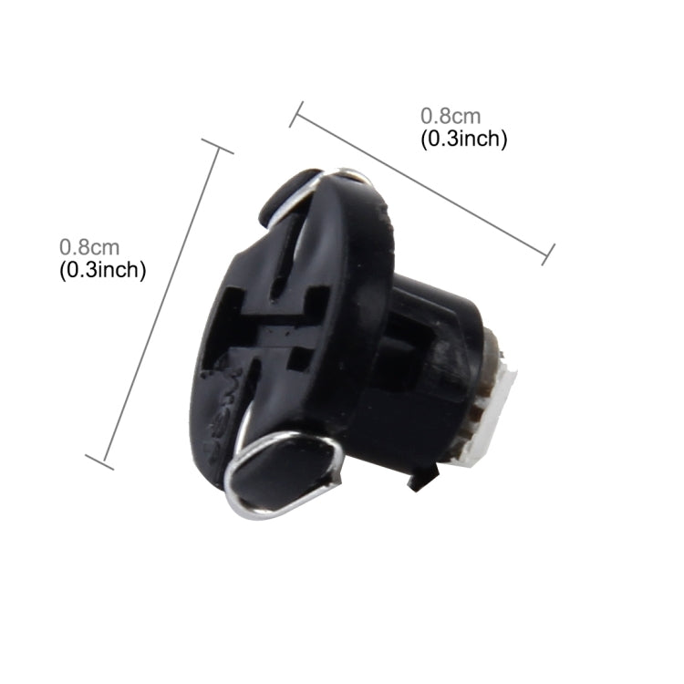 10 PCS 0.5W T4.2 Wedge Instrument Panel LED Light Dashboard Gauge Cluster Indicator Lamp Bulb