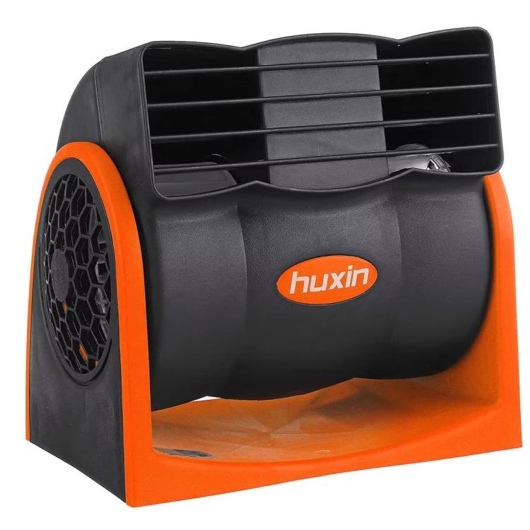 HX-T302 DC 24V 7W Portable Vehicle Cooling Fan Low Noise Silent Cooler Air Conditioner, 2 Speeds Adjustable, Random Color Delivery