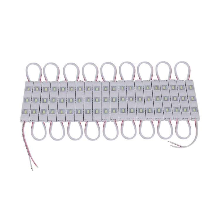 20×1W Sign LED DC 12V 3 SMD-5630-LEDs Module Waterproof Super Bright Light — White Light