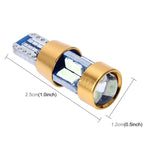 2 PCS T10 3W Error-Free Car Clearance Light with 19 SMD-3030 LED Lamp, DC 12V