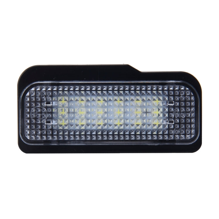 2 PCS Canbus License Plate Light with 24 SMD-3528 Lamps for Benz