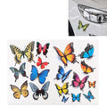 7 PCS Butterfly Shape Plastic Car Free Sticker