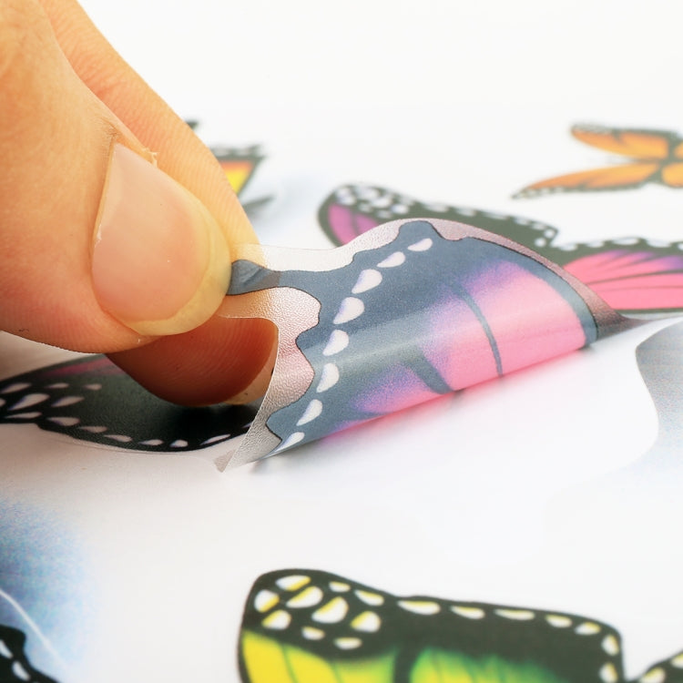 7 PCS Butterfly Shape Plastic Car Free Sticker
