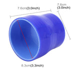 Universal Car Air Filter Diameter Intake Tube Constant Straight Tube Hose Diameter Variable Hose Connector Silicone Intake Connection Tube Turbocharger Silicone Tube Rubber Silicone Tube, Inner Diameter: 76-83mm