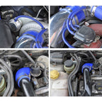 Universal Car Air Filter Diameter Intake Tube Constant Straight Tube Hose Diameter Variable Hose Connector Silicone Intake Connection Tube Turbocharger Silicone Tube Rubber Silicone Tube, Inner Diameter: 76-83mm