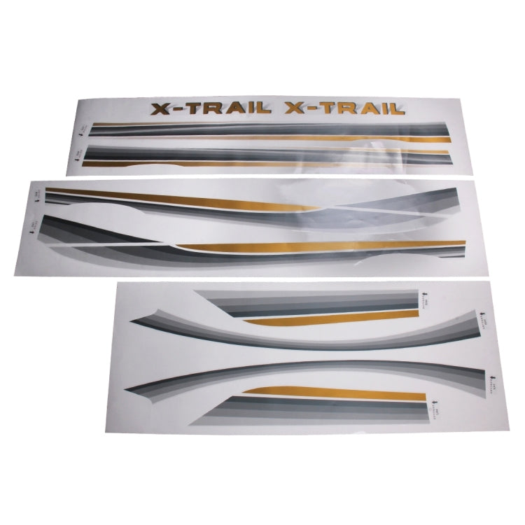 3 PCS SUV Body Decorative Strip Brand Car Streamline Shining Sticker For Honda CRV Nissarl X-Trail/Qashqai/Murano series