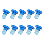 10 PCS 2W T3 Wedge Instrument Panel LED Light Dashboard Gauge Cluster Indicator Lamp Bulb