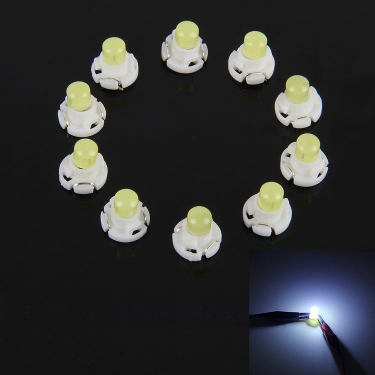 10PCS 2W T4.2 Wedge Instrument Panel LED Light Dashboard Gauge Cluster Indicator Lamp Bulb