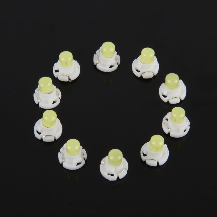 10PCS 2W T4.2 Wedge Instrument Panel LED Light Dashboard Gauge Cluster Indicator Lamp Bulb