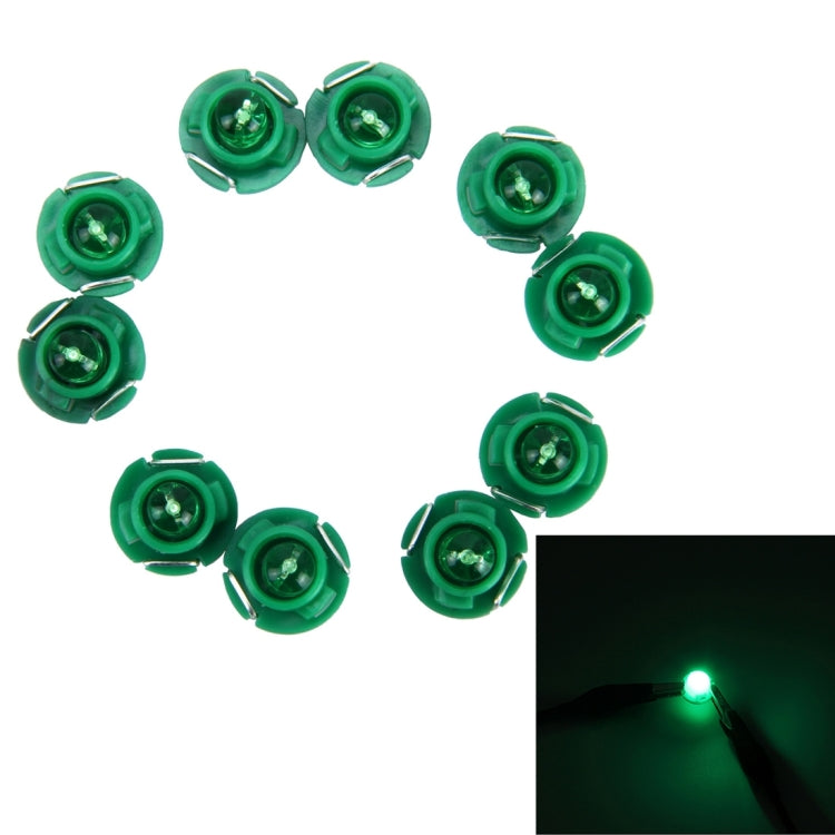 10PCS 2W T4.7 Wedge Instrument Panel LED Light Dashboard Gauge Cluster Indicator Lamp Bulb, 2W T4.7