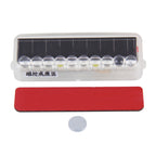 Car Styling Solar Warning Flash LED Anti-collision Decorative Light