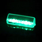 Car Styling Solar Warning Flash LED Anti-collision Decorative Light