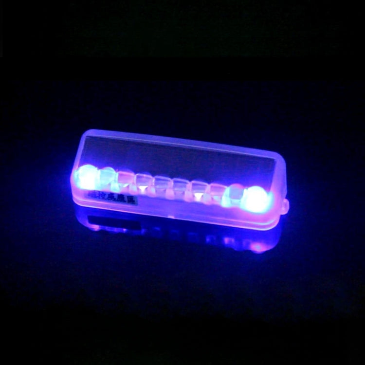 Car Styling Solar Warning Flash LED Anti-collision Decorative Light