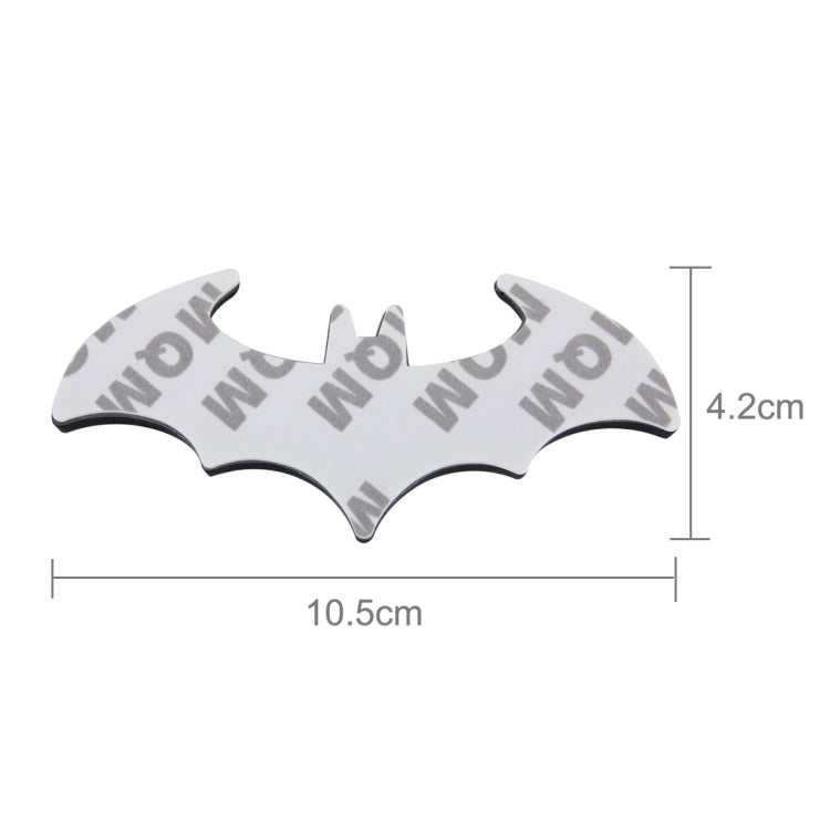 Bat Shape Shining Metal Car Free Sticker