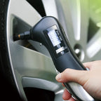 Digital Tire Pressure Gauge Multi-function Safety Hammer with Swiss Style Army Knife, Flashlight and Red Safety Light, Outdoor Tool Kit, 9 in 1