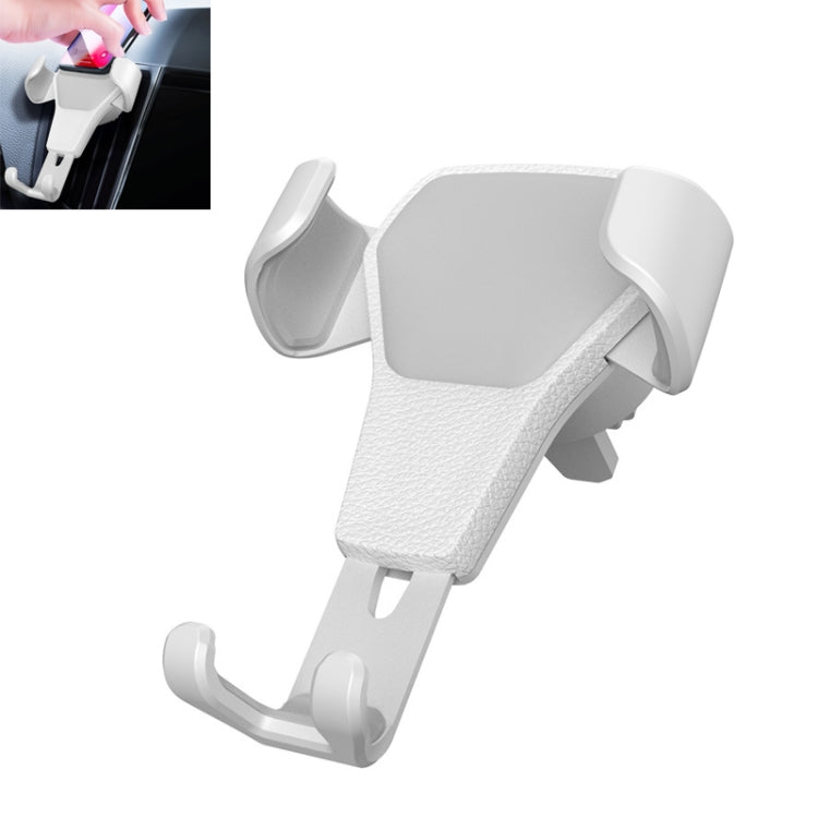 Litchi Texture Gravity Car Mount Phone Holder — view 12