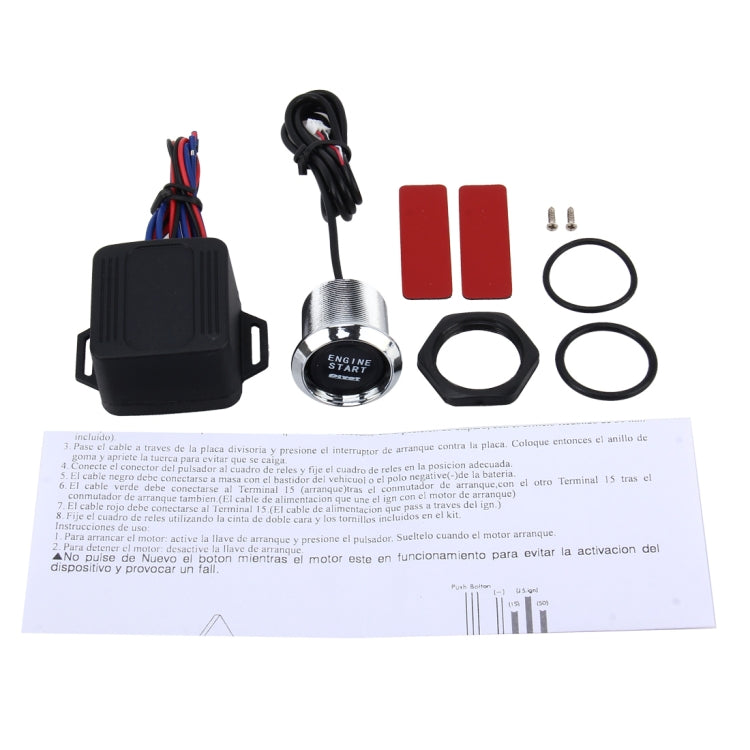 One-button Start Starter Switch with Illumination Engine Start Pivot Illumination Starter with Lighting
