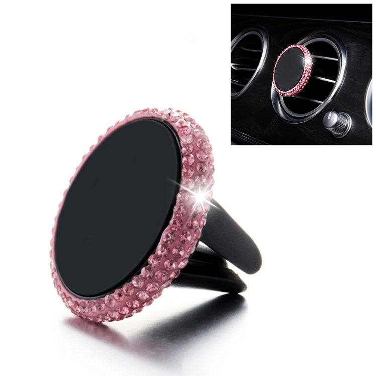 Car Diamond Magnetic Air Outlet Mobile Phone Holder — Colour