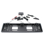 PZ300L-W Wireless Europe Car License Plate Frame Parking Sensors Reversing Radar with 3 Radar Detector