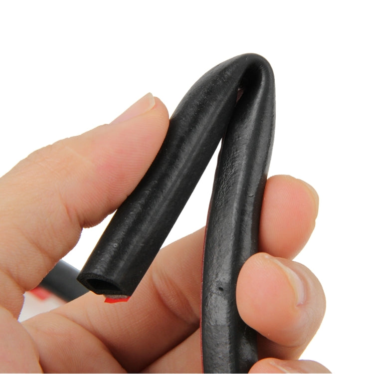 Small D-shaped Car Noise Reduction Sealing Strip with Sticker, Length: 5m