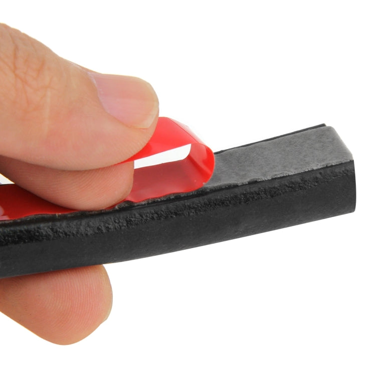 Big D-shaped Car Noise Reduction Sealing Strip with Sticker, Length: 5m